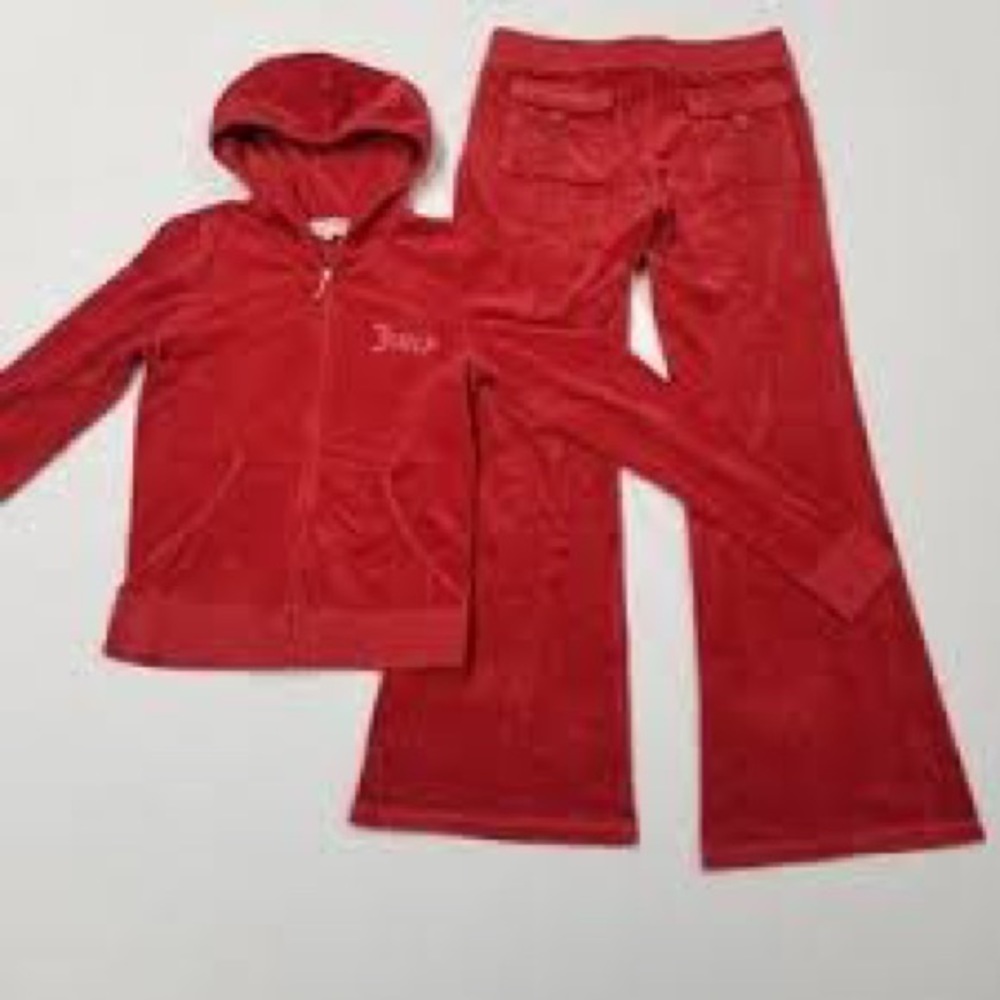 BRAND NEW! Y2K juicy couture tracksuit 2000s red